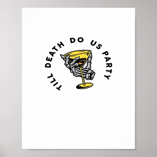 Bis zum Tod tun uns Teil Y Classic Funny Poster (Vorne)