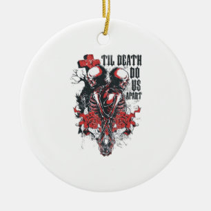Bis zum Tod tun wir als Classic Keramik Ornament