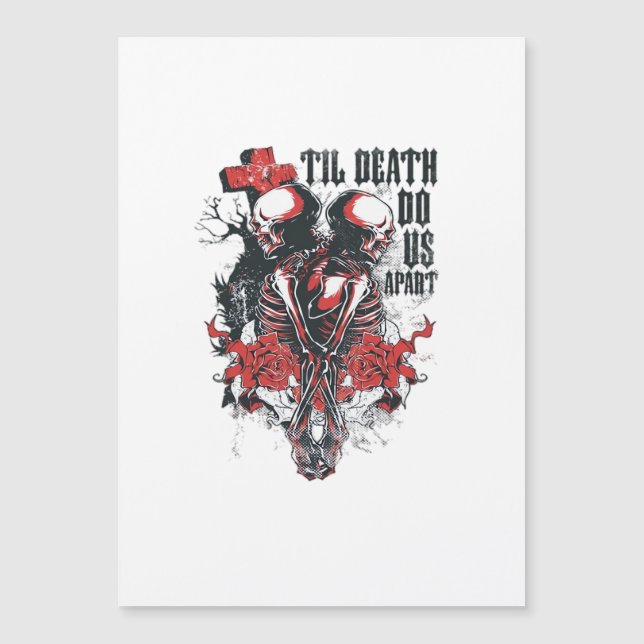 Bis zum Tod tun wir als Classic Magnetkarte (Vorderseite)