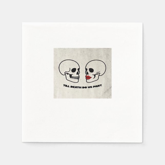 Bis zum Tod tun wir Teil Classic - Autumn Romance  Serviette (Vorderseite)