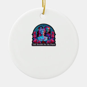 Bis zum Tod tun wir Teil Classic - Faultier & Seel Keramik Ornament