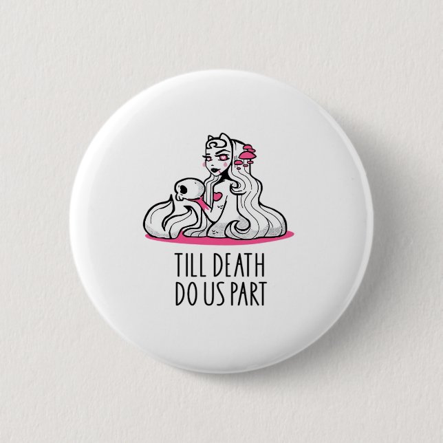 Bis zum Tod tun wir Teil Classic - Faultier und Se Button (Vorderseite)