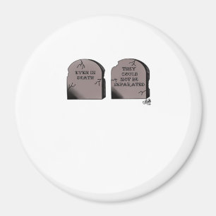 Bis zum Tod tun wir Teil Classic - Funny Skelett C Magnet