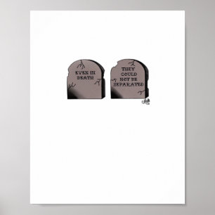 Bis zum Tod tun wir Teil Classic - Funny Skelett C Poster