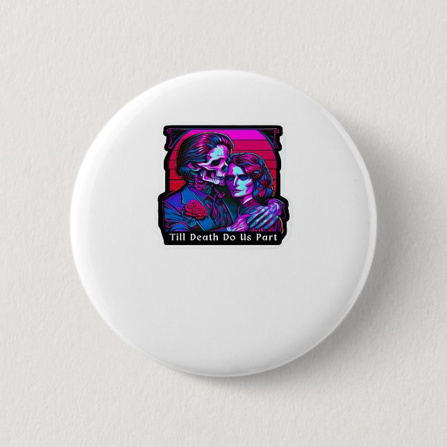 Bis zum Tod tun wir Teil Classic - Grim Sensenmann Button (Vorderseite)