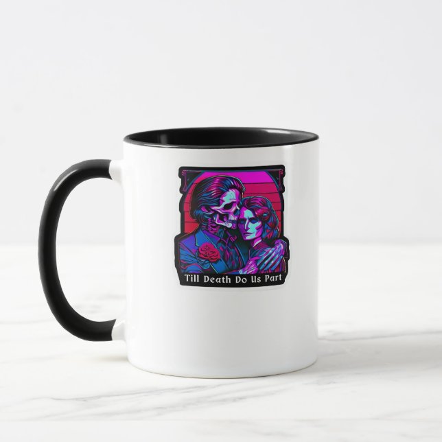 Bis zum Tod tun wir Teil Classic - Grim Sensenmann Tasse (Links)