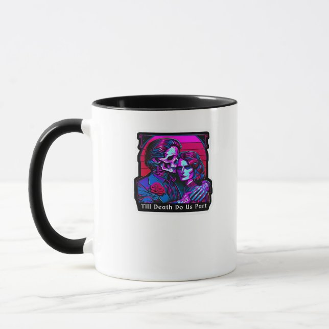 Bis zum Tod tun wir Teil Classic - Grim Sensenmann Tasse (Links)