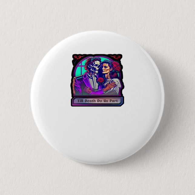 Bis zum Tod tun wir Teil Classic - Grundästhetik Button (Vorderseite)