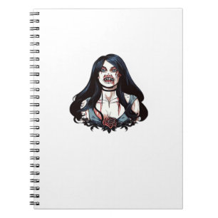 Bis zum Tod tun wir Teil Classic - Skelett Paar Notizblock