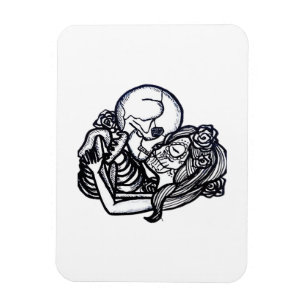 Bis zum Tod tun wir Teil Classic - Spooky Skeleton Magnet