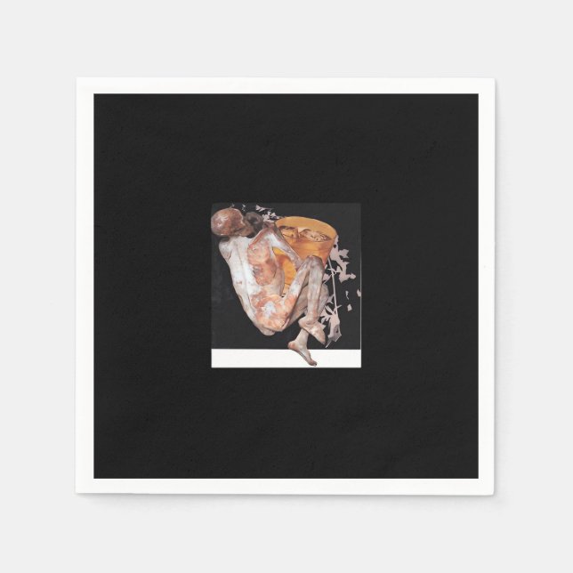 Bis zum Tod tun wir Teil Classic - Spooky Soulmate Serviette (Vorderseite)