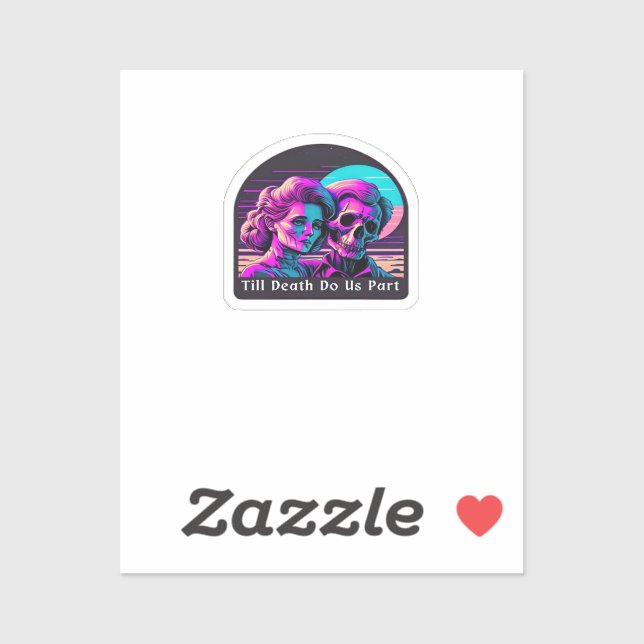 Bis zum Tod tun wir Teil - Faulheit und Seelenverw Aufkleber (Blatt)