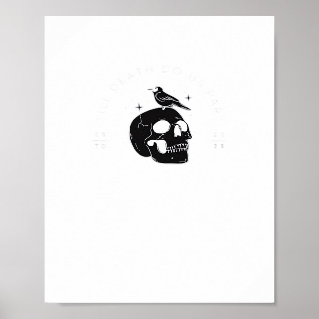 Bis zum Tod tun wir Teil Hochzeit klassisch Poster (Vorne)