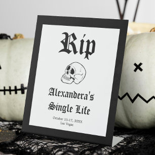 Bis zum Tod tun wir Teil Junggeselinnen-Abschied Sockelschild