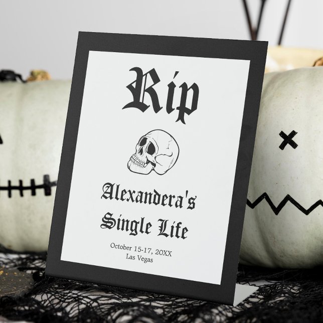 Bis zum Tod tun wir Teil Junggeselinnen-Abschied Sockelschild (Von Creator hochgeladen)