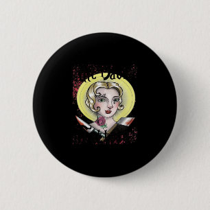 Bis zum Tod tun wir Teil klassisch - Vintag gotisc Button