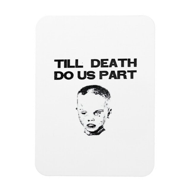 Bis zum Tod tun wir Teil klassischen Faultier Magnet (Vertikal)
