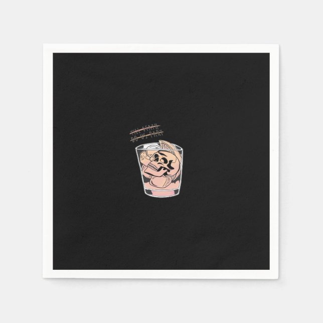 Bis zum Tod tun wir Teil - Niedliche Schläge triff Serviette (Vorderseite)