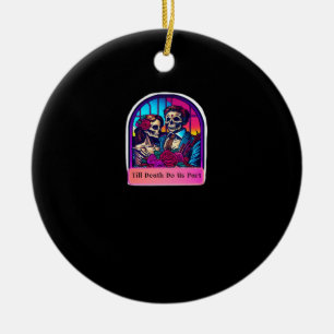 Bis zum Tod tun wir teilweise klassisch Keramik Ornament
