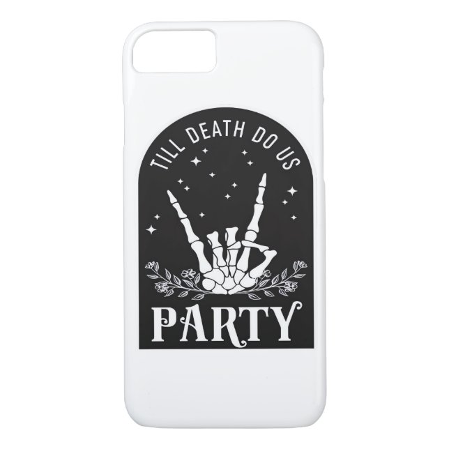 Bis zum Tod uns Party Bachelorette Halloween Bach Case-Mate iPhone Hülle (Rückseite)