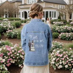 Bis zum Tode Hochzeit Jeansjacke