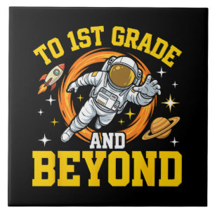 bis zur 1. Klasse und darüber hinaus Astronaut-Sch Fliese