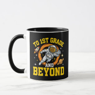 bis zur 1. Klasse und darüber hinaus Astronaut-Sch Tasse