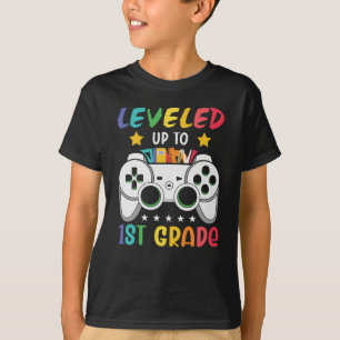 Bis zur 1. Stufe zurück zum Video-Gamer der Schul T-Shirt