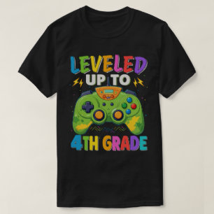 Bis zur 4. Klasse des Gamers zurück in die Schule T-Shirt