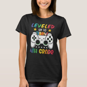 Bis zur 4. Stufe zurück zum Video-Gamer der Schule T-Shirt