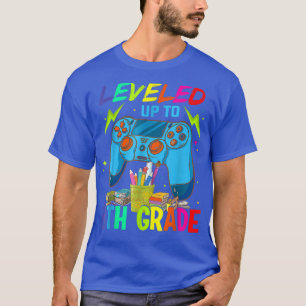 Bis zur 8. Stufe zurück zum Videospiel der Schule T-Shirt
