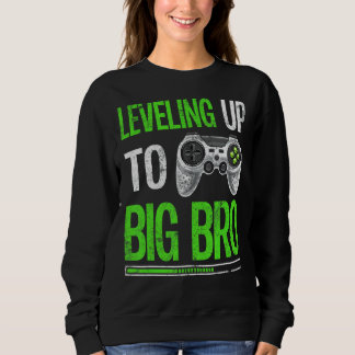 Bis zur Big Bro Gamer Baby Ankündigung Sib Sweatshirt