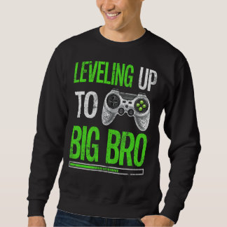 Bis zur Big Bro Gamer Baby Ankündigung Sib Sweatshirt