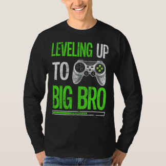 Bis zur Big Bro Gamer Baby Ankündigung Sib T-Shirt