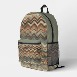 Bis zur Erde Bedruckter Rucksack