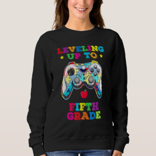 Bis zur fünften Stufe des Autismus-Gamers zurück b Sweatshirt