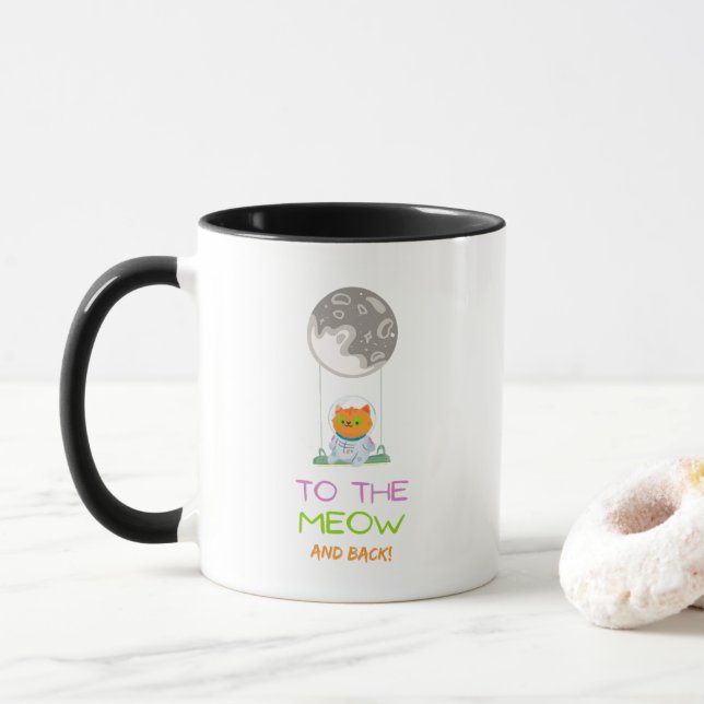 Bis zur Mitte und zurück Tasse (Mit Donut)