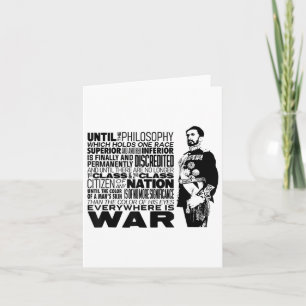 Bis zur Philosophie Haile Selie War Rede Reggae Karte
