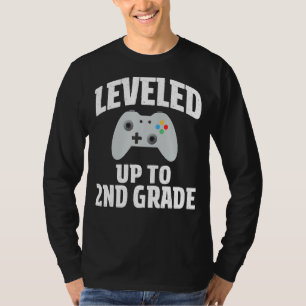 Bis zur zweiten Stufe des Gamers zurück in die Sch T-Shirt
