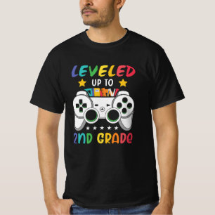 Bis zur zweiten Stufe des Video-Gamers T-Shirt