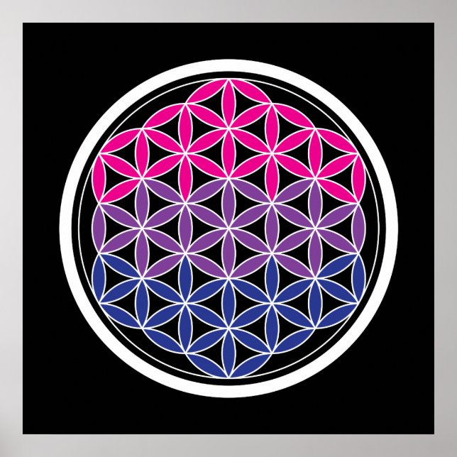 BiSakred Geometrie Poster (Vorne)