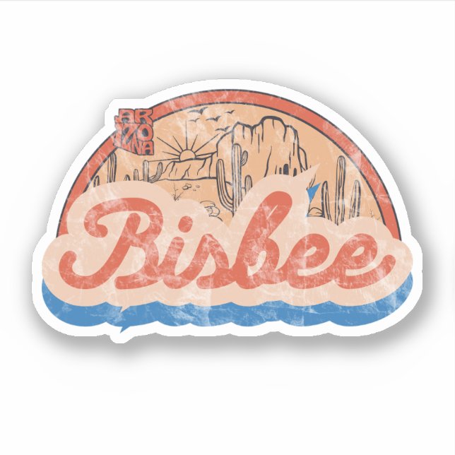 Bisbee, Arizona Aufkleber (Vorderseite)