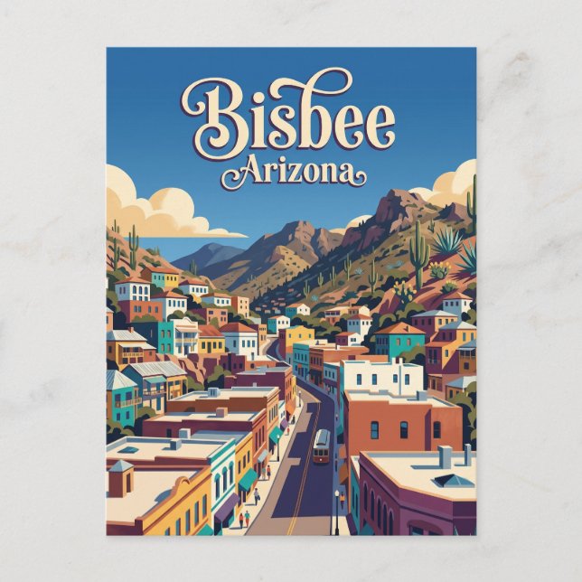 Bisbee USA Postkarte (Vorderseite)