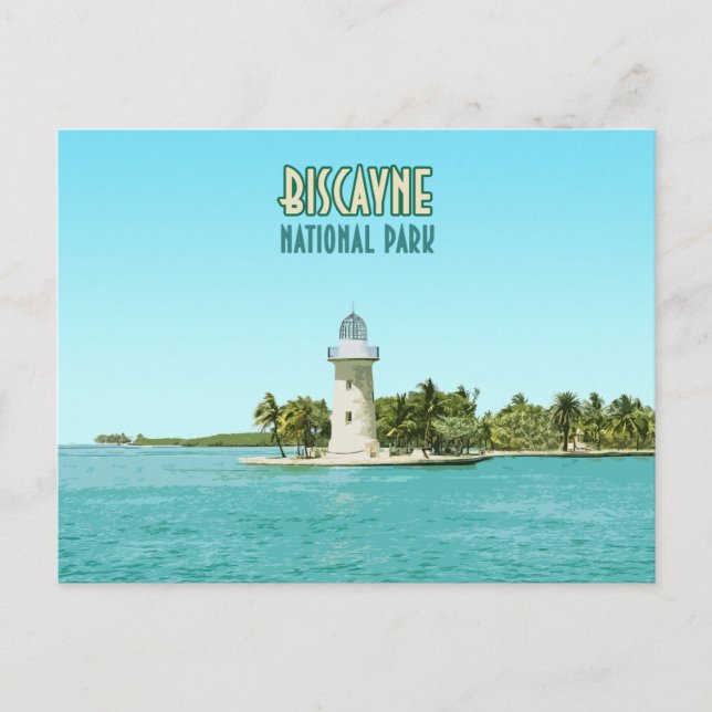 Biscayne National Park Florida Postkarte (Vorderseite)