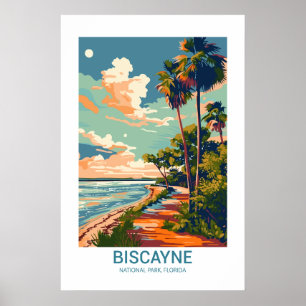 Biscayne National Park Florida USA Nationalparks Poster