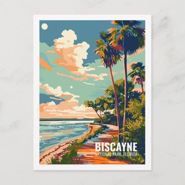 Biscayne National Park Florida USA Nationalparks Postkarte (Vorderseite)