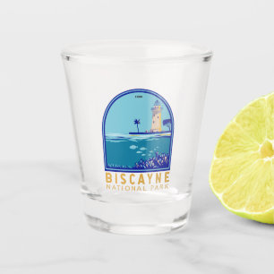 Biscayne Nationalpark Boca Chita Schlüssel Vintag Schnapsglas