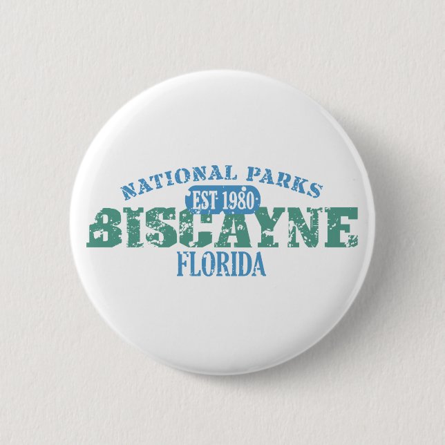 Biscayne-Nationalpark Button (Vorderseite)