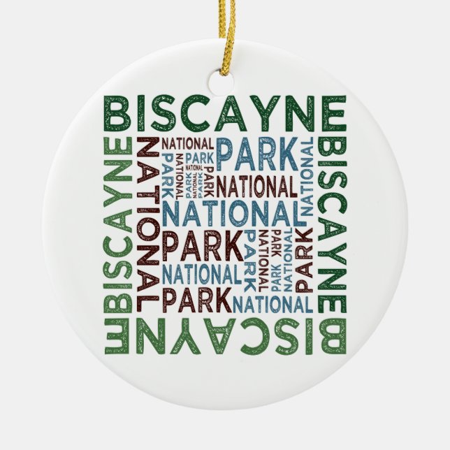 Biscayne-Nationalpark Keramikornament (Vorne)