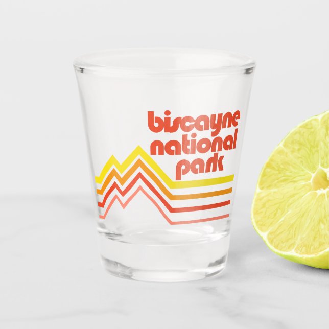 Biscayne-Nationalpark Schnapsglas (Vorderseite)